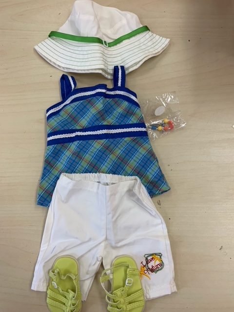 2010 American Girl Doll Lanie Garden Outfit Pants Shorts Capris ONLY Retired 