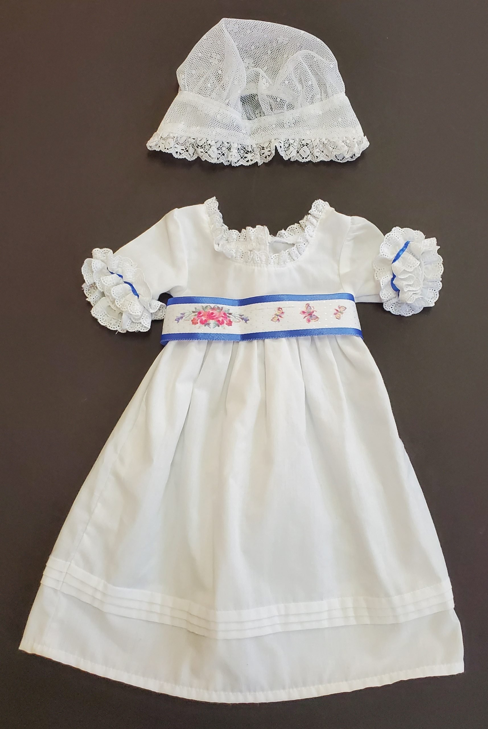 New American Girl Felicity Summer Outfit LACE CAP Cecile Elizabeth Marie-Grace 
