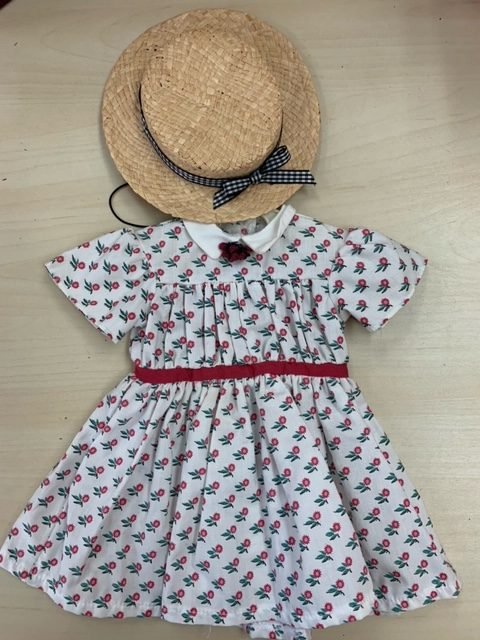 Pleasant Company Addy’s Summer Dress and Straw Hat | Girl Again