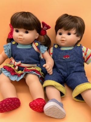 American Girl Brunette Bitty Twins