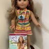 Lea doll with book