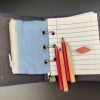 Molly's School Supplies - binder, pencil case, paper, pencils, eraser