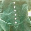 Molly's Evergreen Velvet Dress Buttons