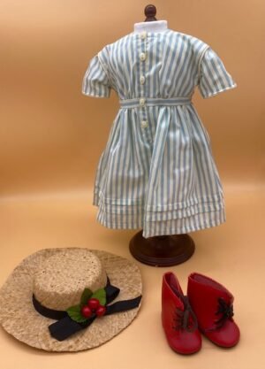 Kirsten’s Summer Dress and Straw Hat - Pleasant Company